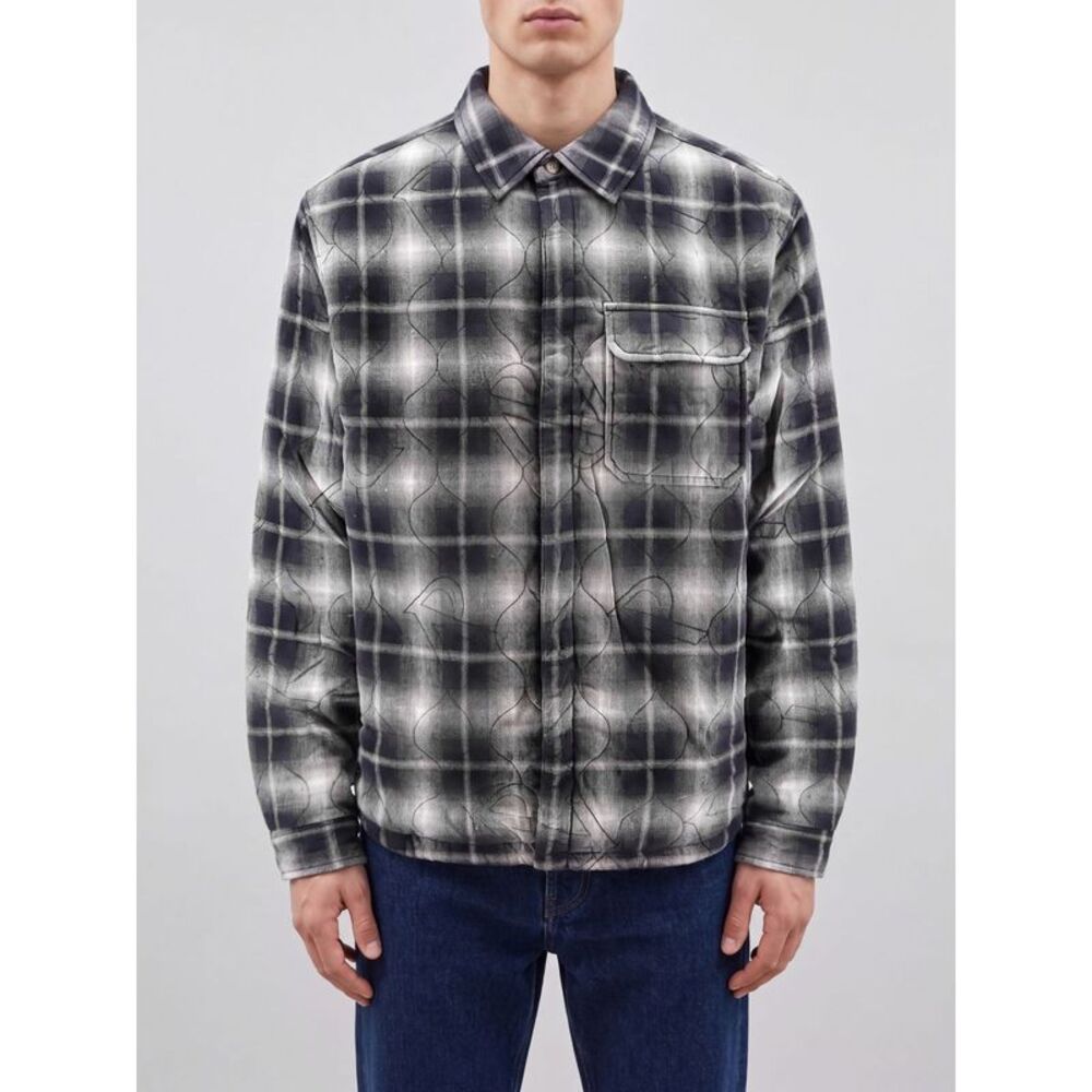 Represent Men Represent Short-Sleeved Check Cotton Shirt With Patch Pockets
